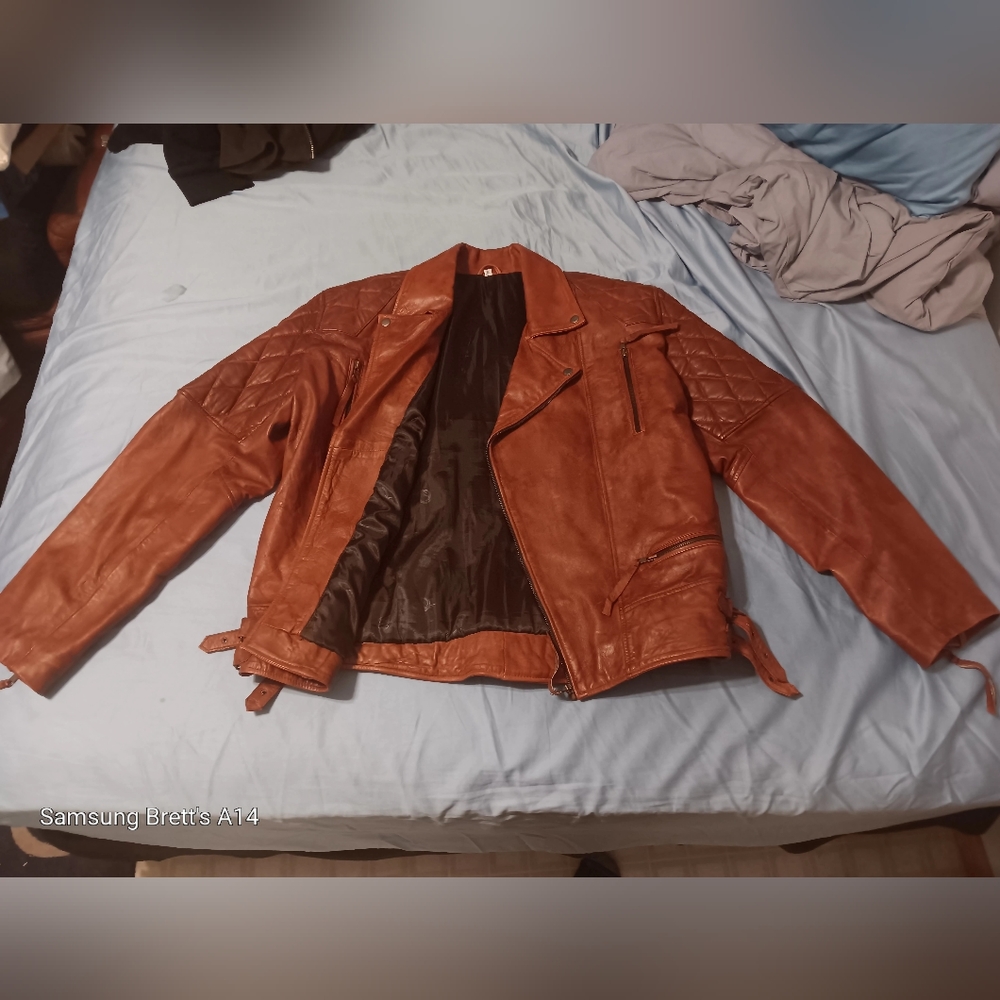 Genuine leather jacket